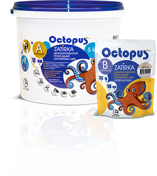 Епоксидна затирка OCTOPUS